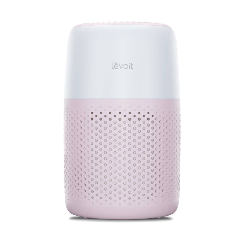 slide 1 of 8, Levoit Core Mini Air Purifier with Night Light Strawberry Cream, 1 ct