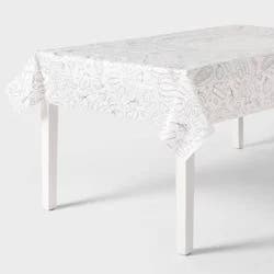 Thanksgiving Color Your Own Table Cover Disposable Tablecloths White - Spritz™