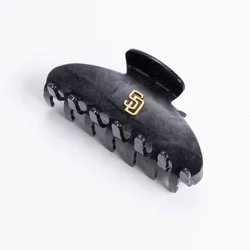 Bijoux Sport by Luv Aj MLB "San Diego Padres" Logo Claw Clip - Navy Blue/Orange