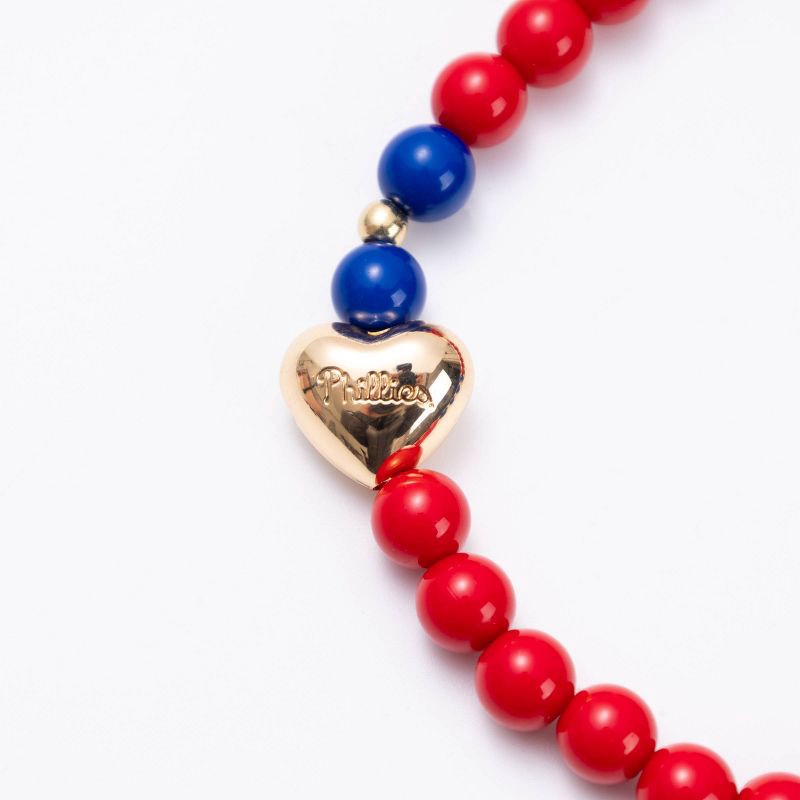slide 1 of 2, Bijoux Sport by Luv Aj MLB "Philadelphia Phillies" Beaded Bag Charm - Black/Mustard Yellow, 1 ct