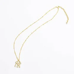 Bijoux Sport by Luv Aj MLB "New York Yankees" Logo Pendant Necklace - Gold