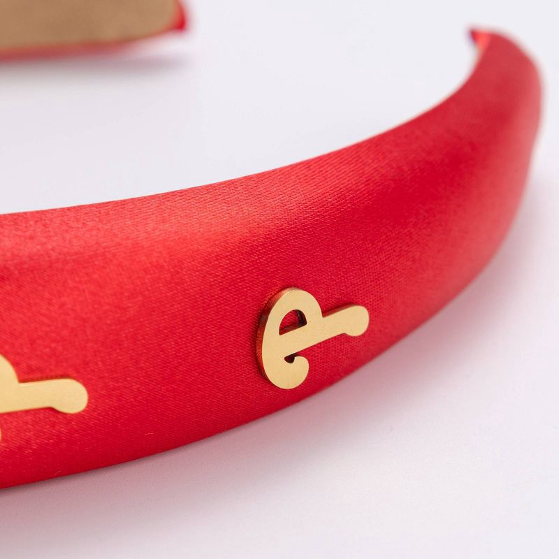slide 1 of 2, Bijoux Sport by Luv Aj MLB Satin Logo Headband "Philadelphia Phillies" - Red, 1 ct