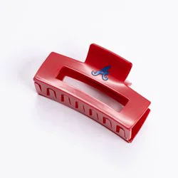 Bijoux Sport by Luv Aj MLB "Atlanta Braves" Square Claw Clip - Yellow/Black