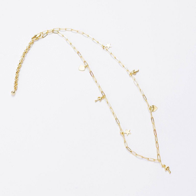 slide 1 of 2, Bijoux Sport by Luv Aj MLB Logo Charm Necklace "Philadelphia Phillies" - Gold, 1 ct