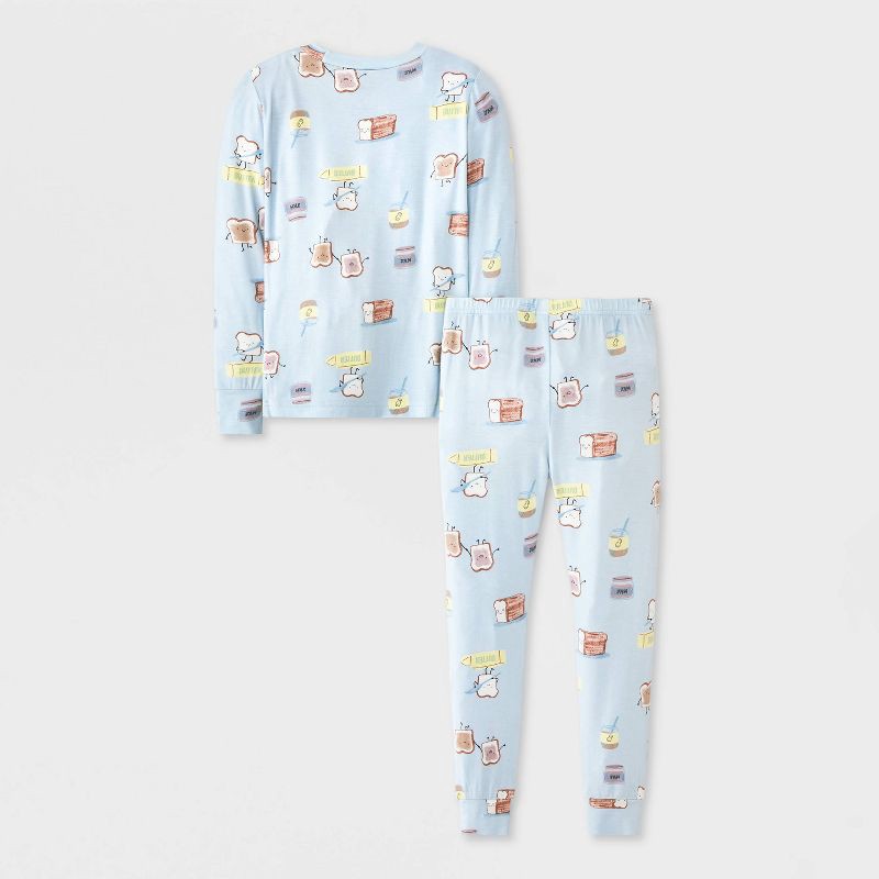 slide 1 of 4, Carter's Just One You® Baby Girls' 2pc Comfy Soft PB & J Pajama Set - Light Blue 12M, 2 ct