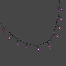 300ct LED Flicker Free Miniature Glass String Lights Purple - Hyde and EEK! Boutique™