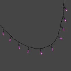 300ct LED Flicker Free Miniature Glass String Lights Purple - Hyde and EEK! Boutique™