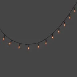 100ct LED Halloween Indoor Outdoor Miniature Glass String Lights Orange - Hyde and EEK! Boutique™: Fall