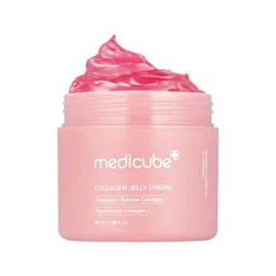medicube Collagen Jelly Cream Korean Skincare - 50ml: Firming Gel Cream, For Normal & Dry Skin, Face Application, Unscented