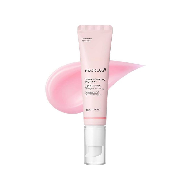 slide 1 of 10, medicube PDRN Pink Peptide Eye Serum Korean Skincare - 30ml: Cream, Unscented, Normal Skin, 30 ml