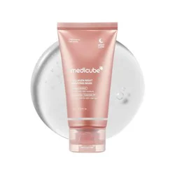 medicube Collagen Night Wrapping Face Mask Korean Skincare - 2.53 fl oz: Moisturizing Gel, For Normal, Oily, Sensitive, Dry Skin, Unscented