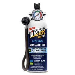 B'laster 12oz R-134a Refrigerant Kit with Stop Leak and UV Dye