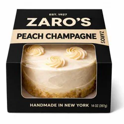 Zaro's Family Bakery 4" Peach Champagne Cake - 14oz
