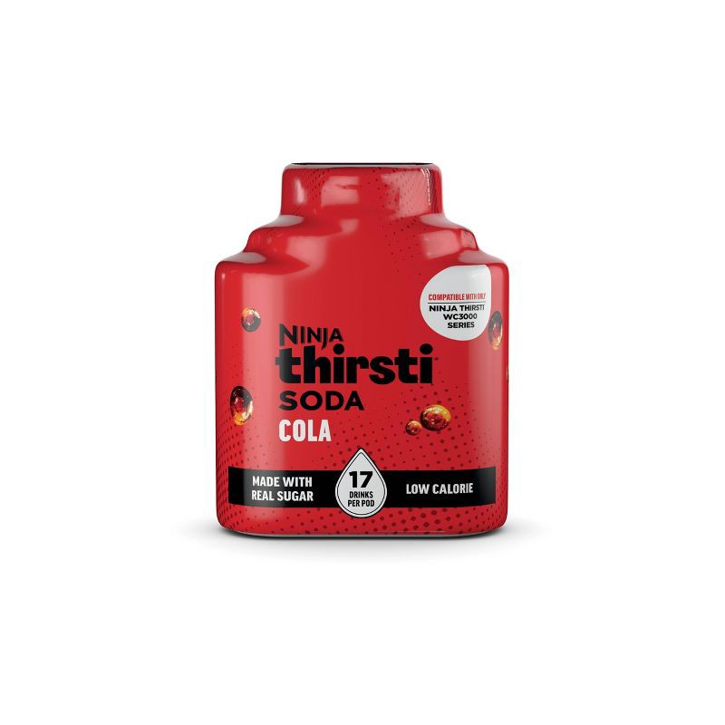 slide 1 of 9, Ninja Thirsti Real Sugar Cola Soda WCFXLCOL1, 1 ct