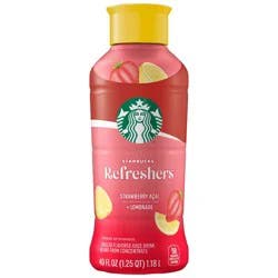 Starbucks Discoveries Starbucks Refreshers Strawberry Acai + Lemonade - 40 fl oz