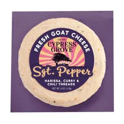 Cypress Grove Pepper Goat Cheese Disks - 4oz