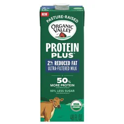 Organic Valley Protein Plus Organic 2% Ultra-Filtered Milk - 48 fl oz