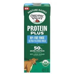 Organic Valley® Protein Plus™ Organic Ultra-Filtered Fat Free Milk - 48 fl oz