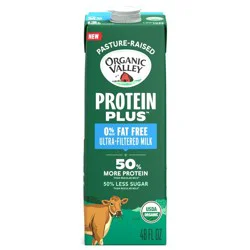 Organic Valley® Protein Plus™ Organic Ultra-Filtered Fat Free Milk - 48 fl oz