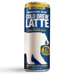 Wandering Bear Coffee Vanilla Latte - 8 fl oz