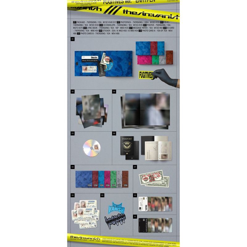 slide 2 of 4, Universal Music Group ENHYPEN - THE SIN : VANISH (FUGITIVES Ver.) (CD), 1 ct