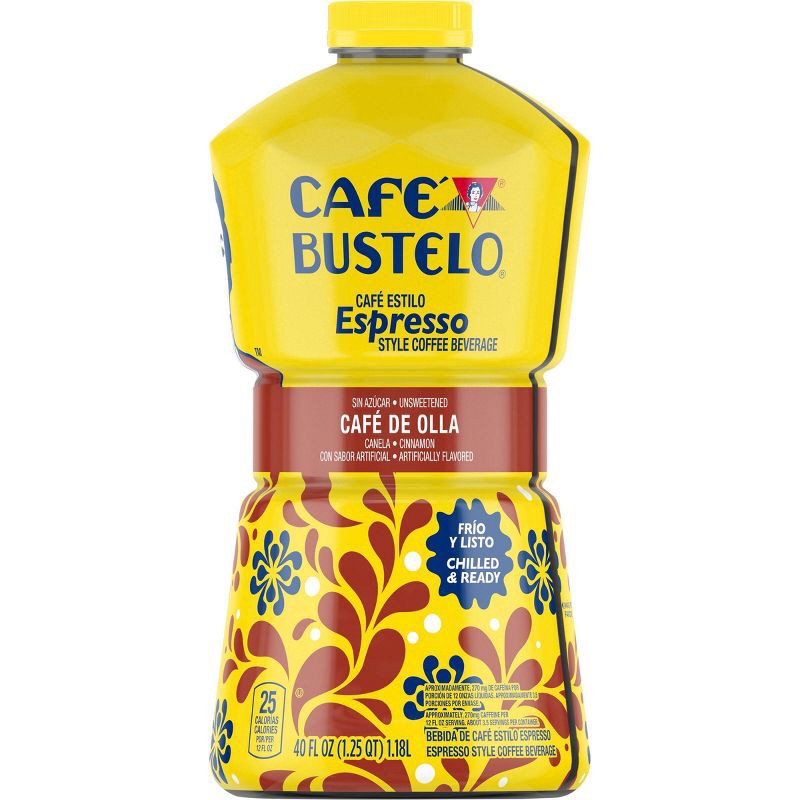 slide 1 of 8, Cafe Bustelo Cafe de Olla Espresso Style Iced Coffee - 40 fl oz, 40 fl oz