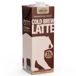 Wandering Bear Coffee High-Protein Cold Brew Latte - 32 fl oz
