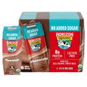 Horizon Organic Lactose Free, No Added Sugar - Chocolate - 6pk/8 fl oz Boxes