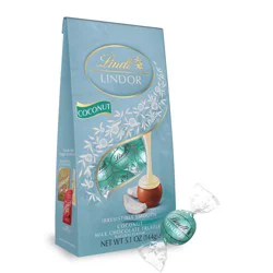 LINDOR Coconut Chocolate Bag - 5.1oz