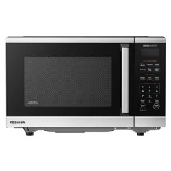 Toshiba 1.2 cu ft Flatbed Countertop Microwave with Humidity Sensor and Inverter Technology