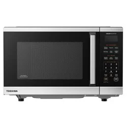 Toshiba 1.2 cu ft Flatbed Countertop Microwave with Humidity Sensor and Inverter Technology