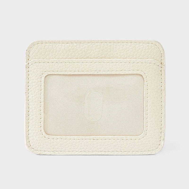 slide 1 of 6, ID Card Case - A New Day™ Cream, 1 ct