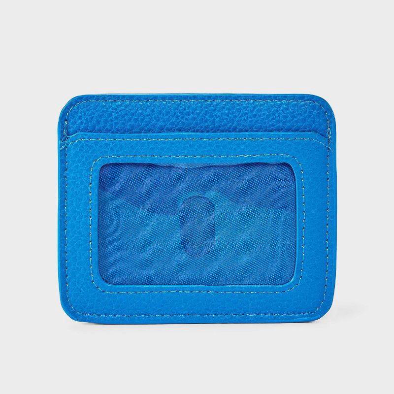 slide 1 of 6, ID Card Case - A New Day™ Blue, 1 ct