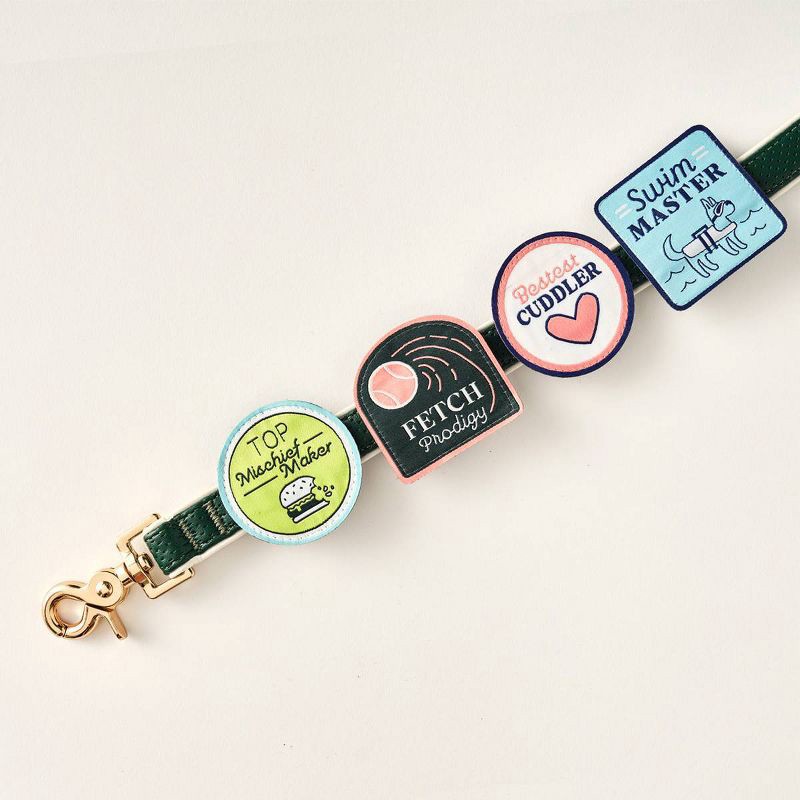 slide 1 of 6, Hooray House 4pk Badges Dog Pet Collar Slides, 4 ct