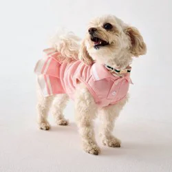 Hooray House Country Club Polo Dress - Pink S
