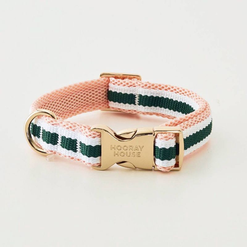 slide 1 of 7, Hooray House Mesh Collar Pink - L, 1 ct