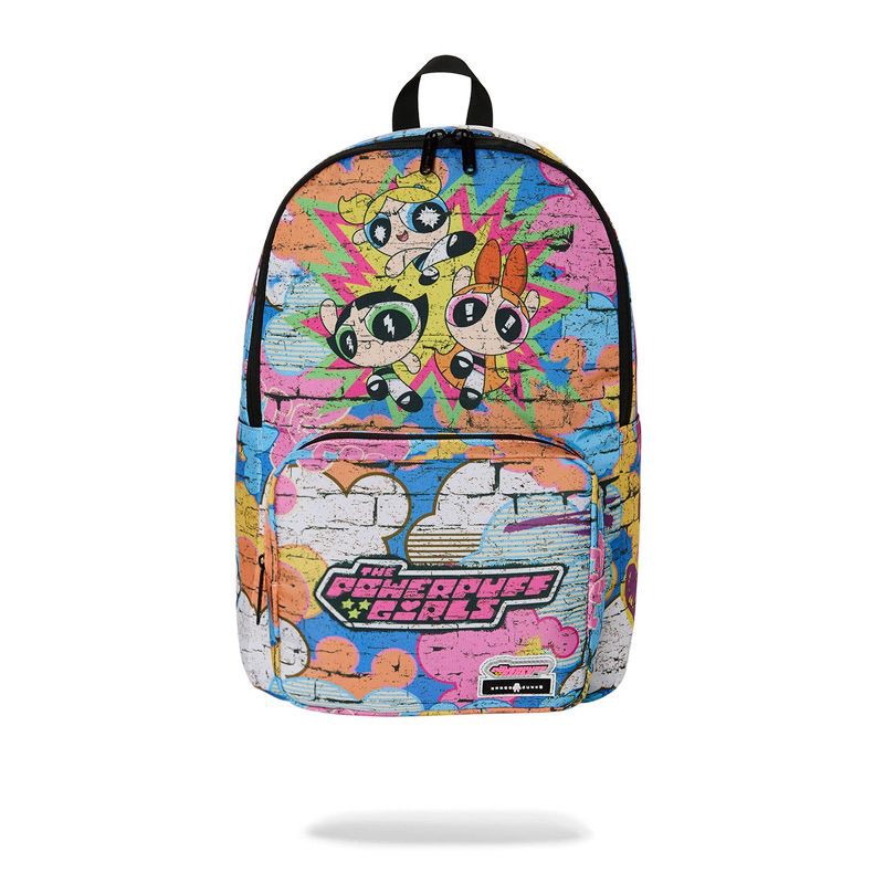 slide 1 of 6, Space Junk 18" PowerPuff Girls' Power Graffiti Backpack - Pink, 1 ct