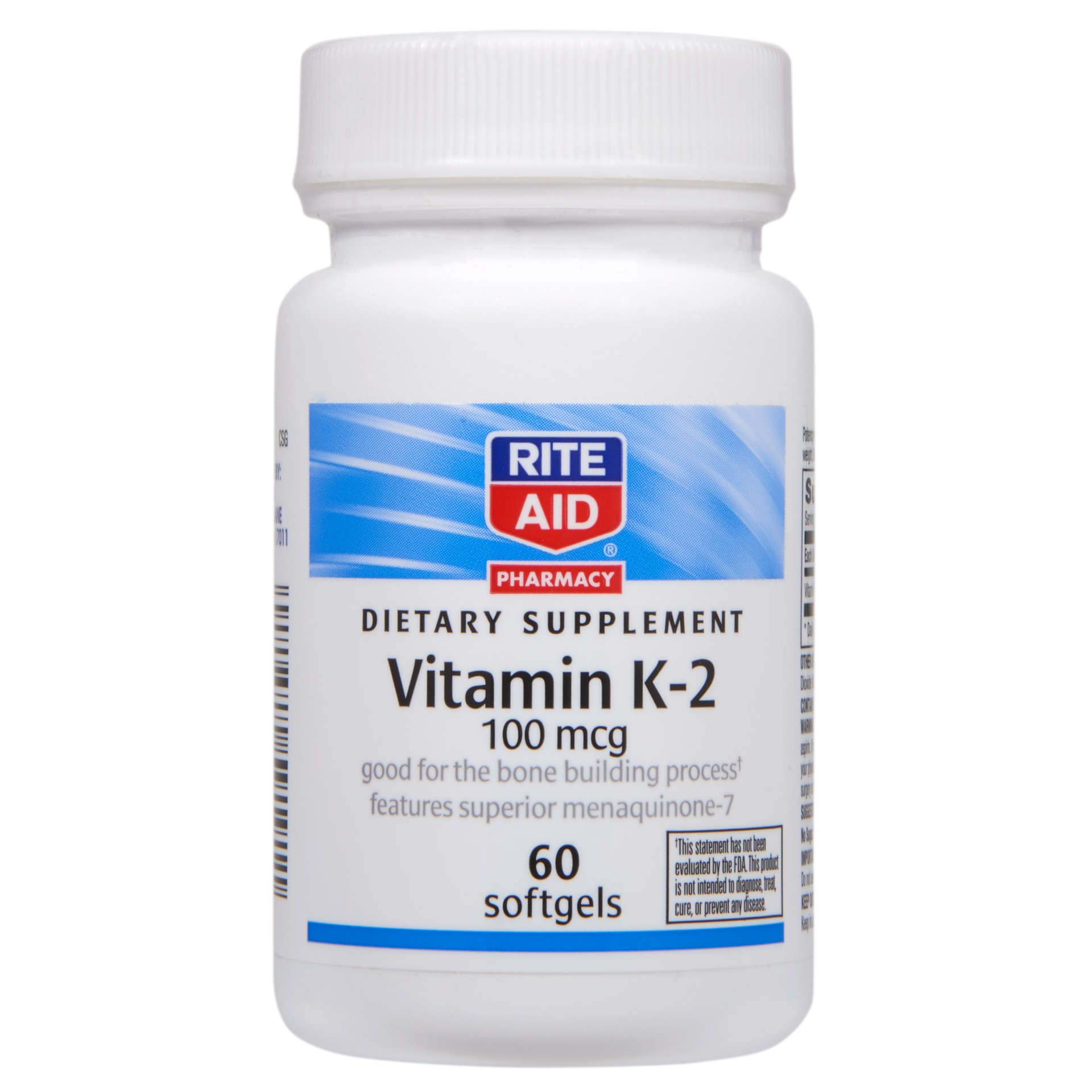 slide 1 of 1, Rite Aid Ra Vitamin K, 60 ct