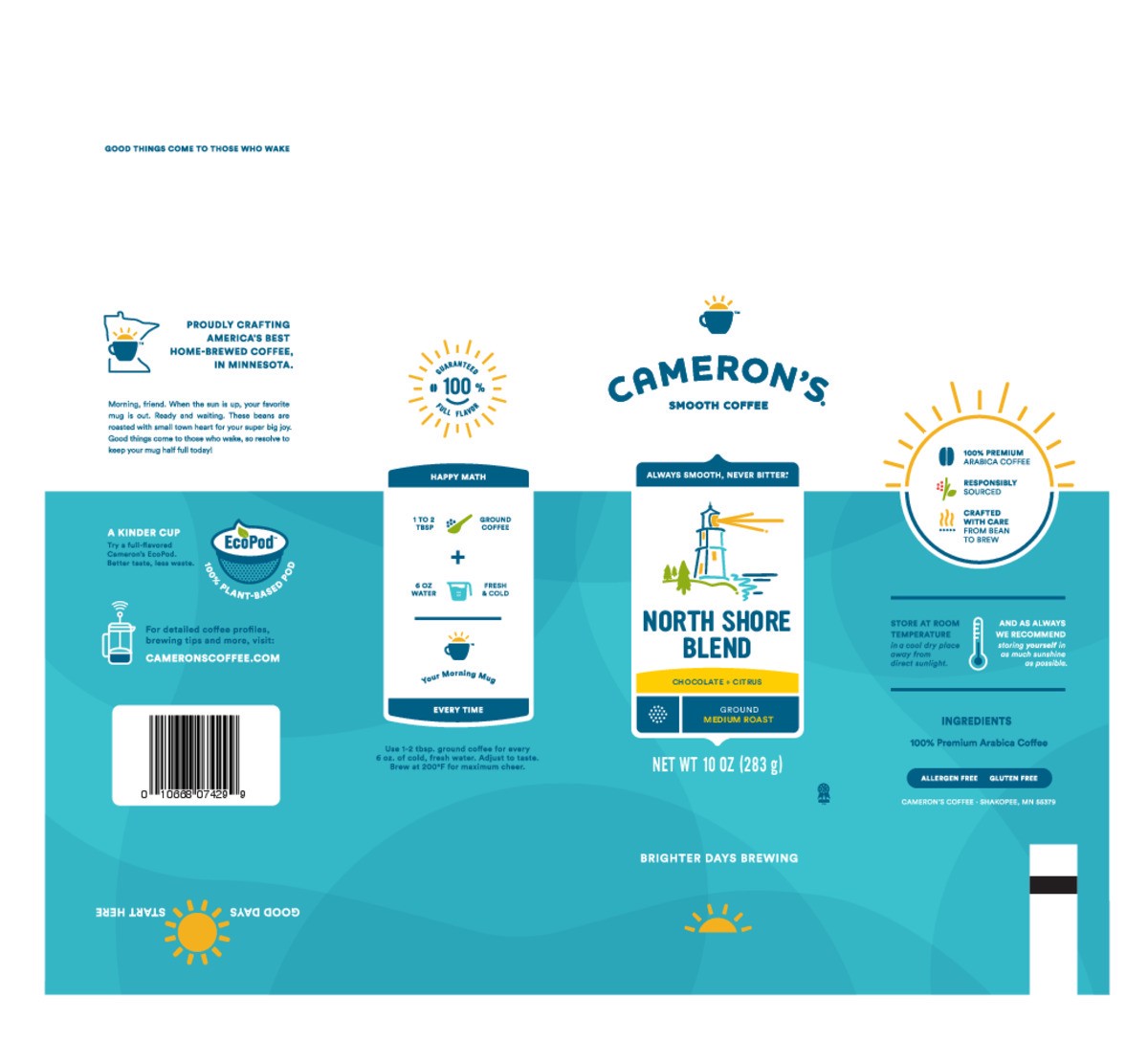 slide 3 of 7, Cameron's Coffee North Shore Blend- 10 oz, 10 oz