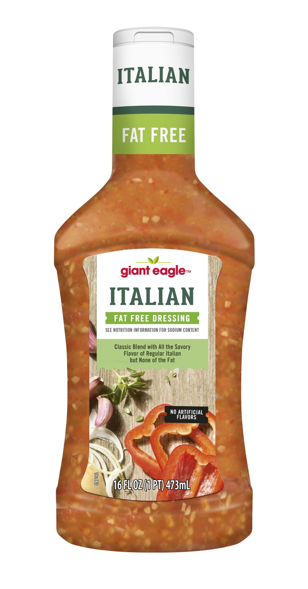 slide 1 of 1, Giant Eagle Fat Free Italian Salad Dressing, 16 oz