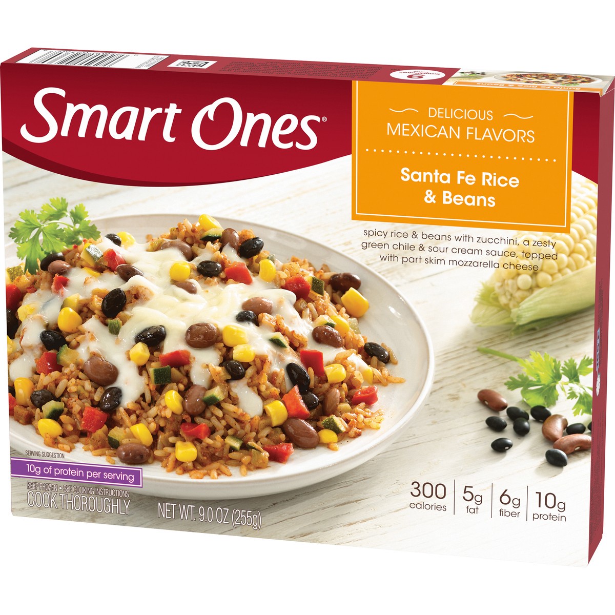 slide 3 of 9, Smart Ones Classic Favorites Santa Fe Style Frozen Rice & Beans - 9oz, 