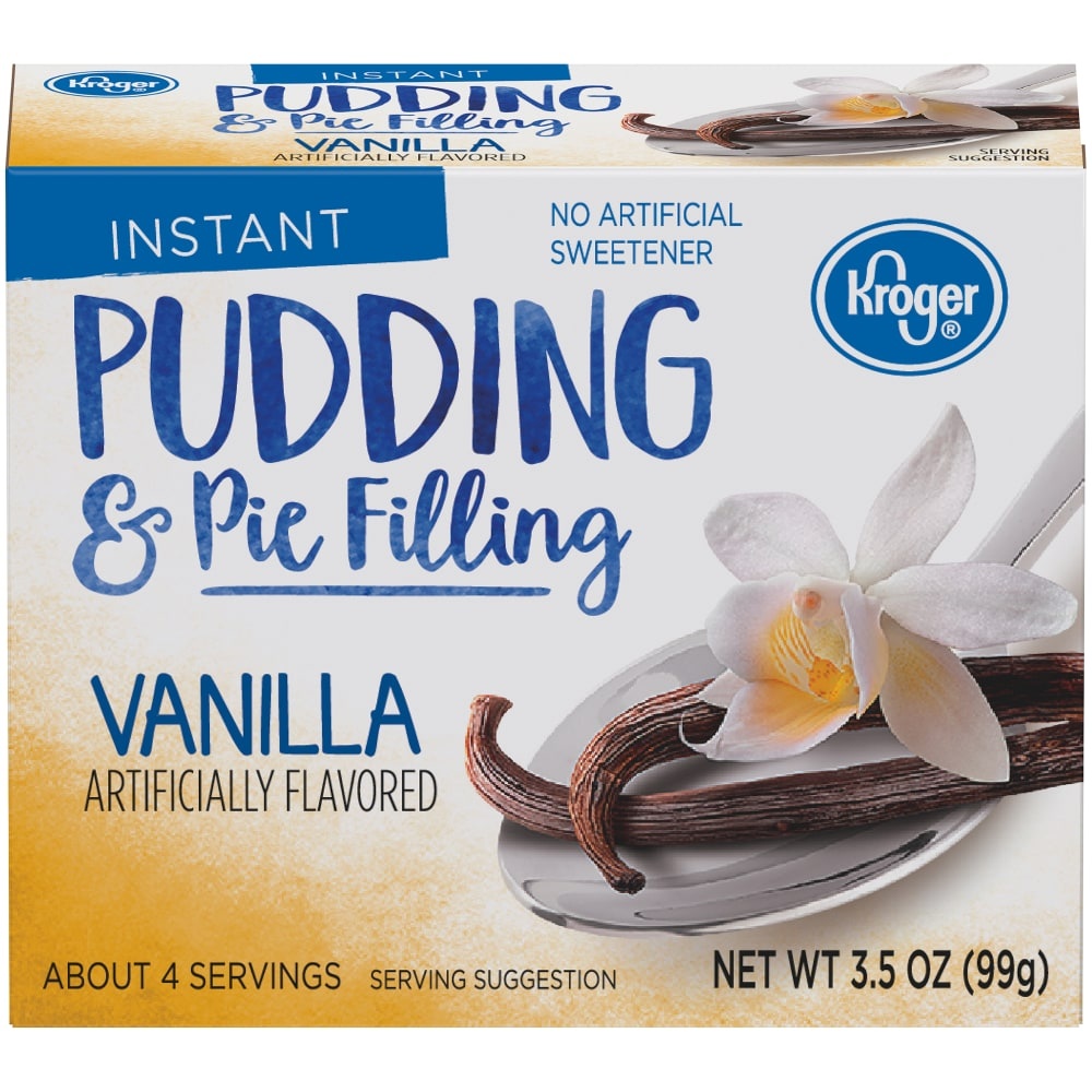 slide 1 of 1, Kroger Vanilla Instant Pudding & Pie Filling, 3.5 oz