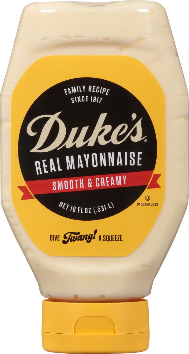 slide 2 of 13, Duke's Real Smooth & Creamy Mayonnaise 18 fl oz, 18 fl oz