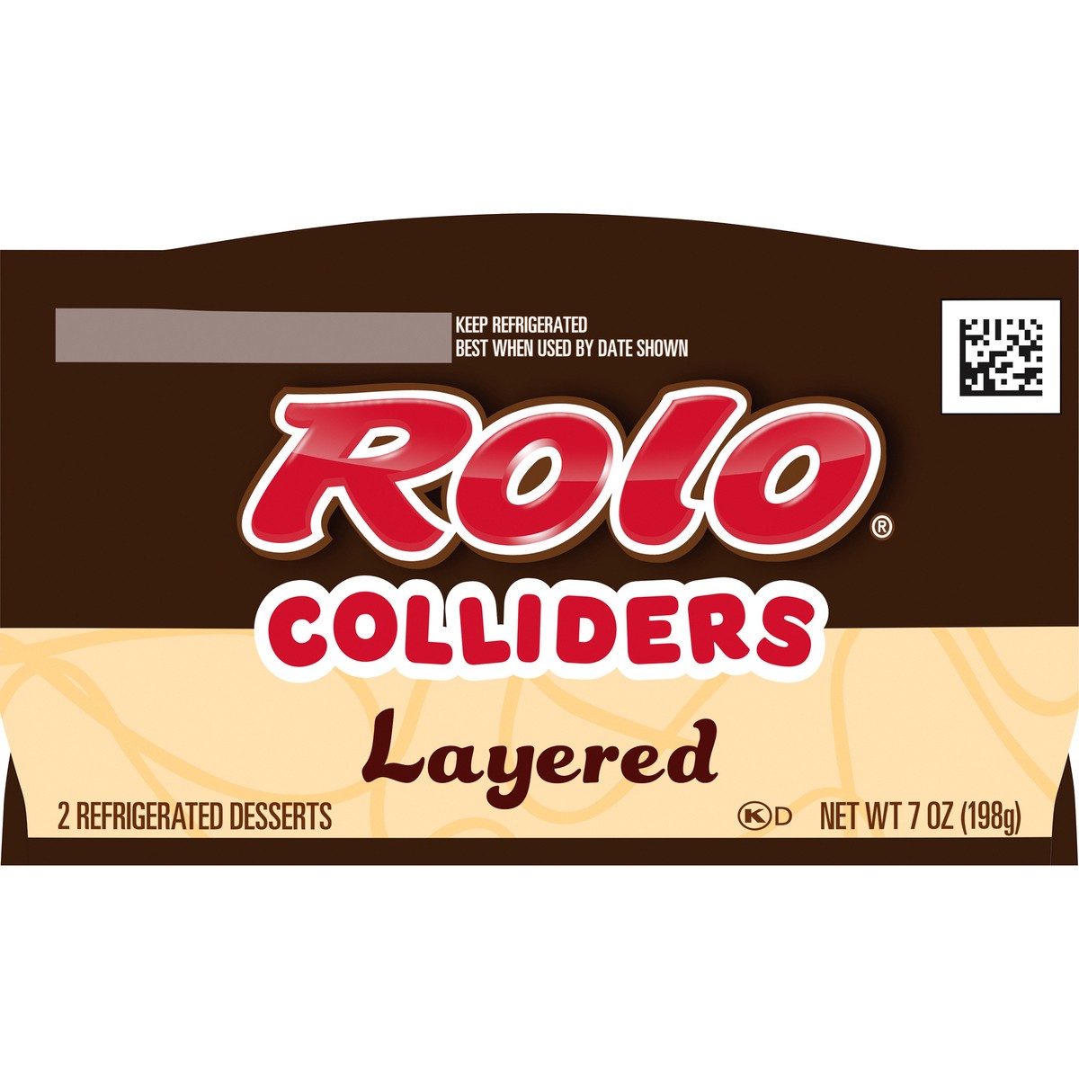 slide 9 of 9, Rolo COLLIDERS Layered ROLO Refrigerated Dessert, 2 ct Pack, 7 oz