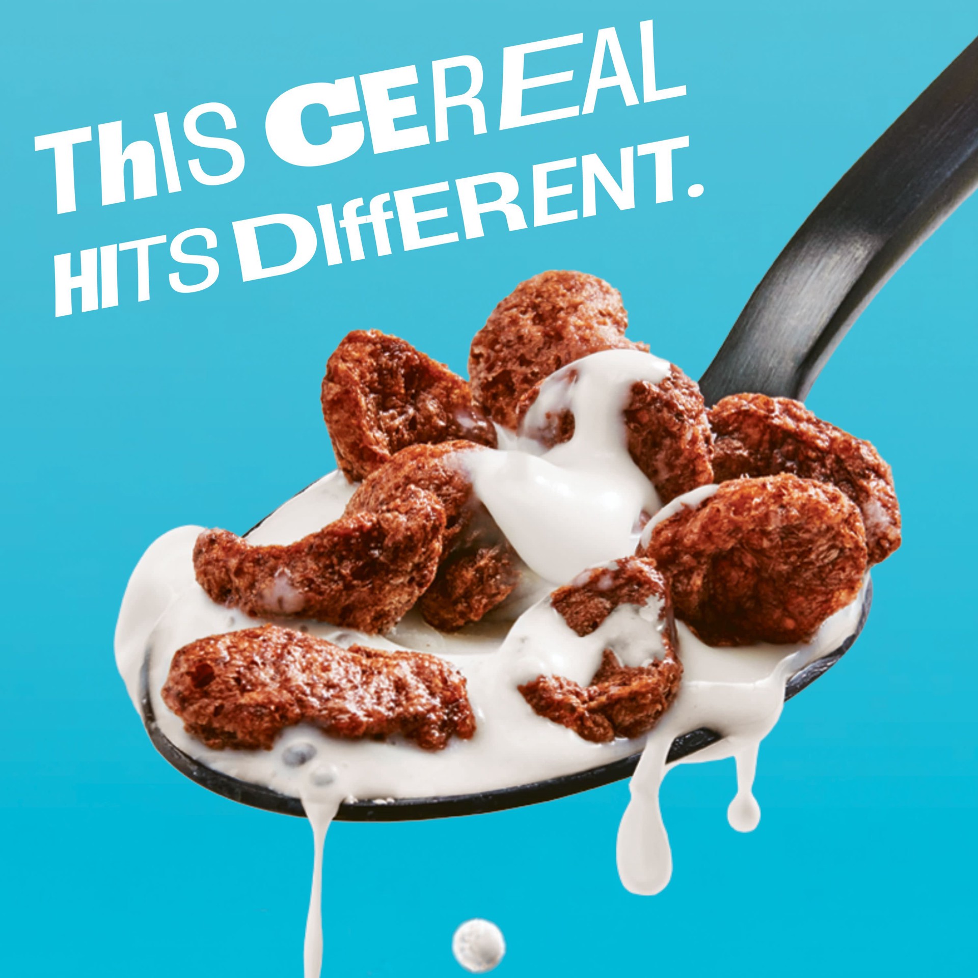 slide 5 of 5, Eat Your Mouth Off Breakfast Cereal, Plant Based Cereal, Protein Snack, Chocolate, 7.7oz Box (1 Box), 7.7 oz