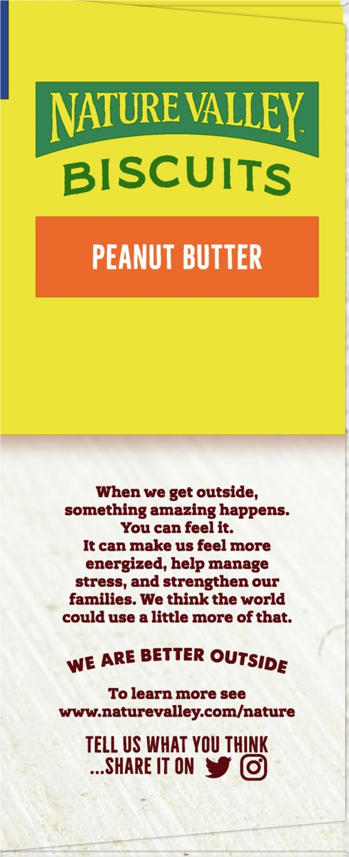 slide 3 of 9, Nature Valley Biscuit Sandwiches, Peanut Butter, Snack Bars, 10 Bars, 13.5 oz, 10 ct
