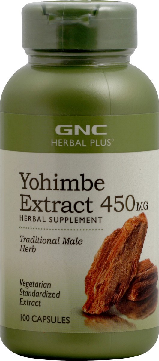 slide 5 of 6, GNC Yohimbe Extract 100 ea, 100 ct