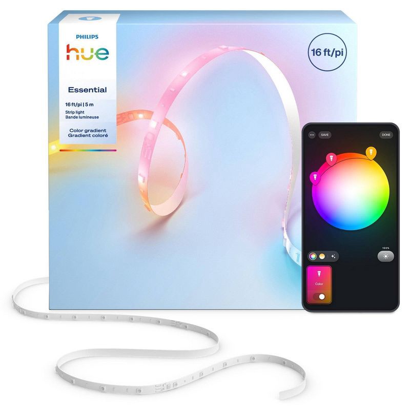 slide 1 of 7, Philips 5m Hue Essential Strip Light NAM, 1 ct