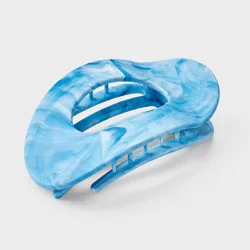 Marble Oval Shovel Hair Clip - Universal Thread™ Blue