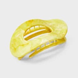 Marble Oval Shovel Hair Clip - Universal Thread™ Yellow